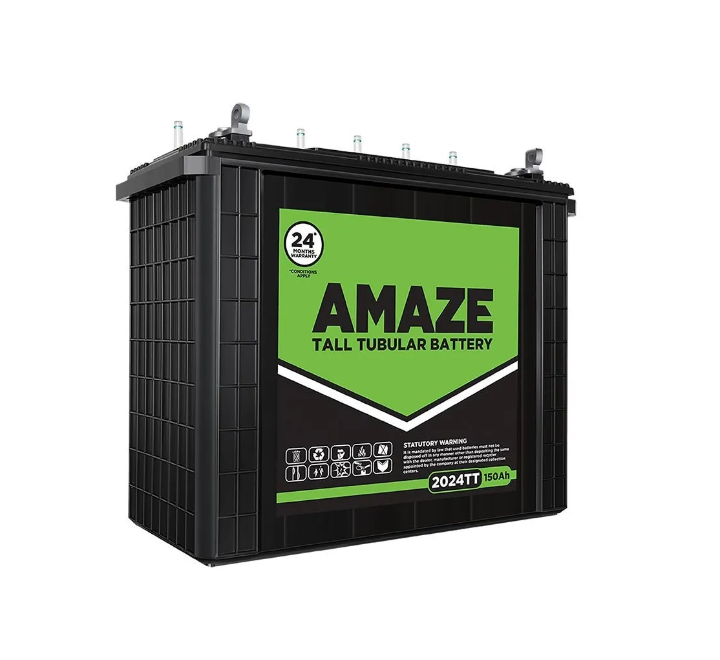 Amaze 2024TT Tubular Battery, 150 Ah