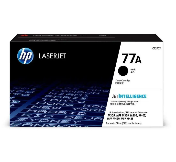 HP 77A Black Original LaserJet Toner Cartridge (~3,100 pages)