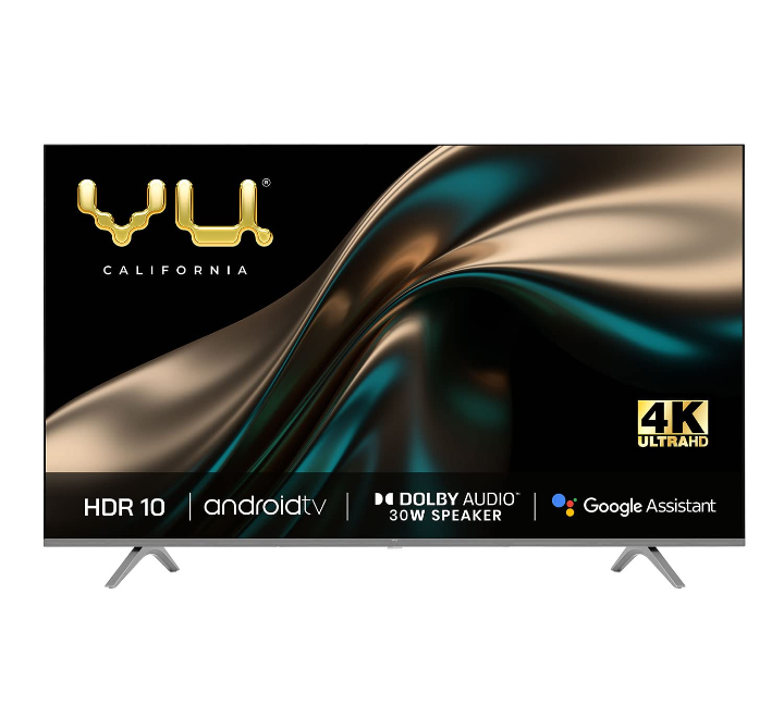 Vu 108 cm (43 Inches) Premium 4K Series 4K Ultra HD Smart Android LED TV 43PM 