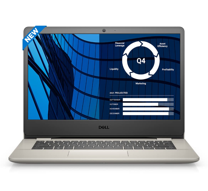 Dell 14 Vostro 3400 (2021) Intel I5-1135G7, 8Gb, 512Gb Ssd, Windows 11 + Ms Office'21, Nvidia Mx330 2Gb Graphics, 14 Inches (35.56 Cms) Fhd Display, Dune Color ( D552227Win9D )