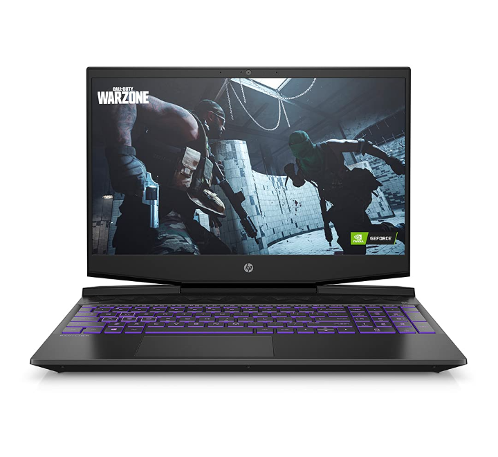 HP Pavilion Gaming 11th Gen Intel Core i5 15.6"(39cm) FHD Gaming Laptop (8GB RAM/256GB SSD+1TB HDD/144Hz/GTX 1650 4GB Graphics/Windows 10/MS Office/Shadow Black (15-dk2100TX )