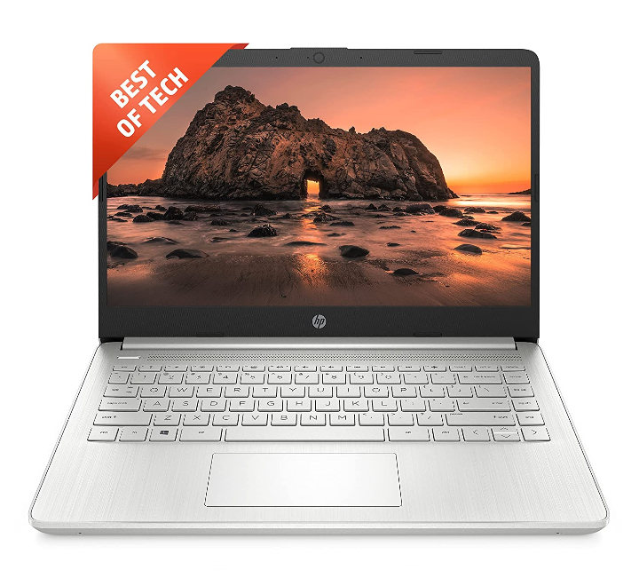 HP 14s, AMD Ryzen 5-5500U 14 inches, FHD IPS Laptop (8GB RAM/512GB SSD /Radeon Graphics/Windows 11/Alexa/Backlit Keyboard/MS Office) 14s-fq1092AU