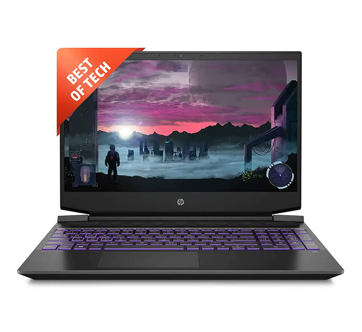 HP Pavilion Gaming Latest AMD Ryzen 5 5600H Processor 15.6"(39.6cm)FHD Gaming Laptop (8GB/512GB SSD/Windows 11 Home/NVIDIA GeForce GTX 1650 4GB Graphics/B&O/Backlit KB) 15-ec2150AX