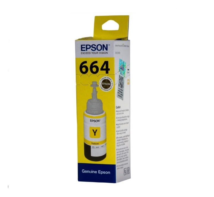 Epson 664 YL Ink Bottle (Yellow) - 70 ml