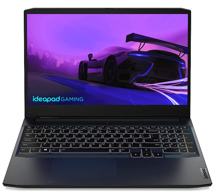 Lenovo IdeaPad Gaming 3 Intel Core i5 11th Gen 15.6"(39.62cm) FHD IPS Gaming Laptop(16GB/512GB SDD/4GB NVIDIA RTX 3050/120Hz/Win11/Office 2021/Backlit/3months Game Pass/Shadow Black/2.25Kg),82K101EBI